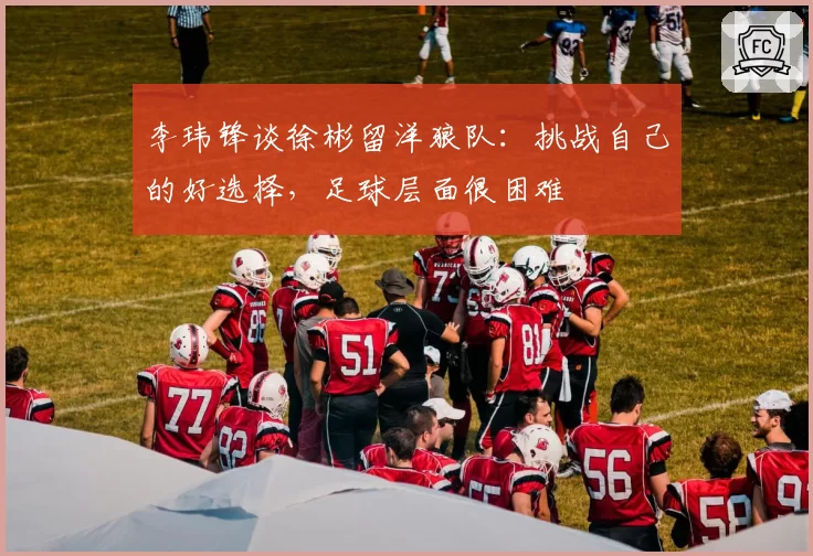 李玮锋谈徐彬留洋狼队:挑战自己的好选择,足球层面很困难