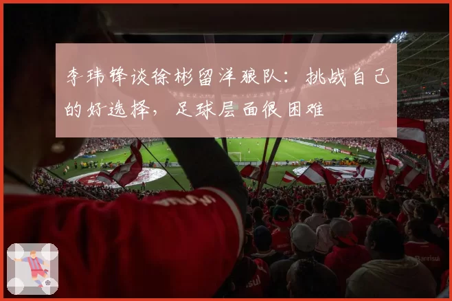 李玮锋谈徐彬留洋狼队：挑战自己的好选择，足球层面很困难